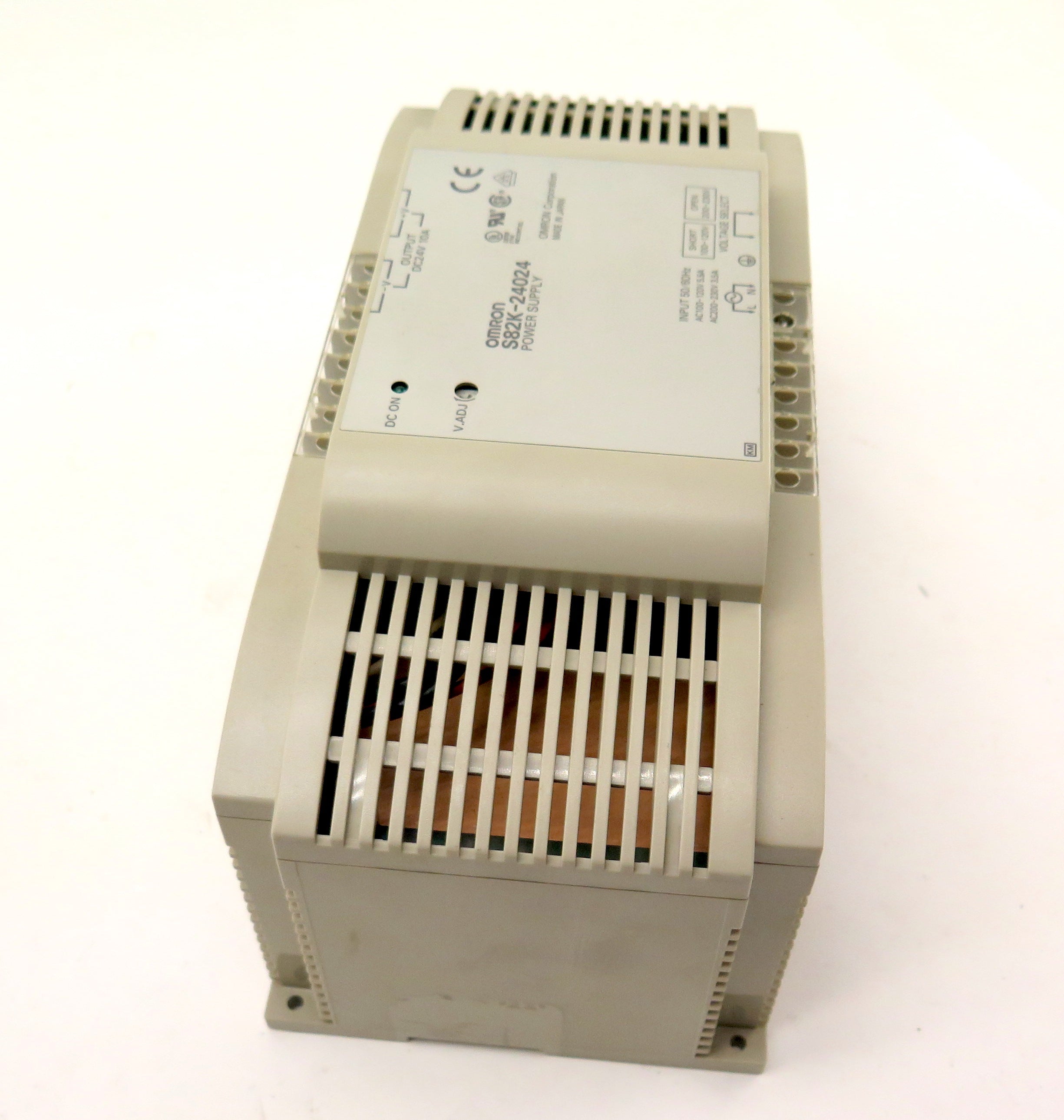 Omron S82K-24024 Power Supply Input: 100-230Vac Output: 24Vdc - Advance Operations