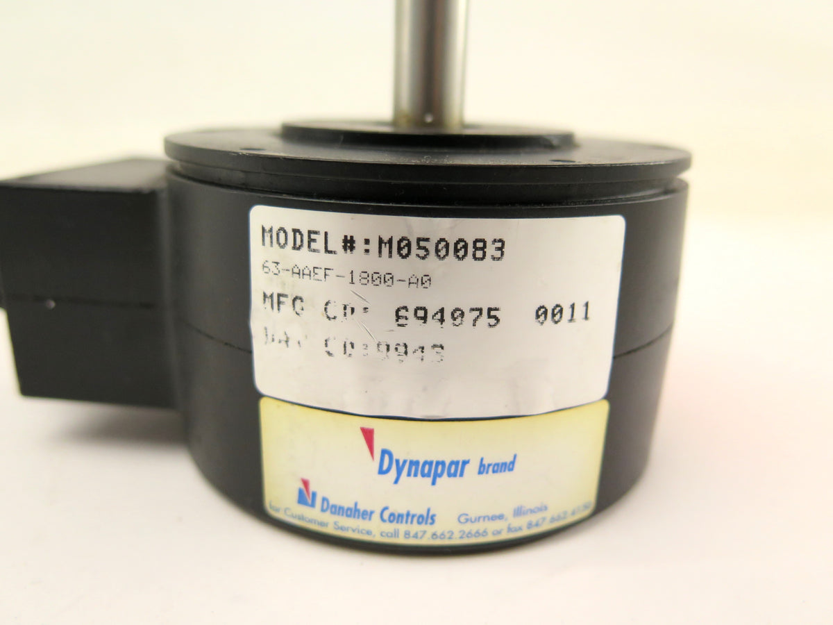 Dynapar M050083 Encoder - Advance Operations