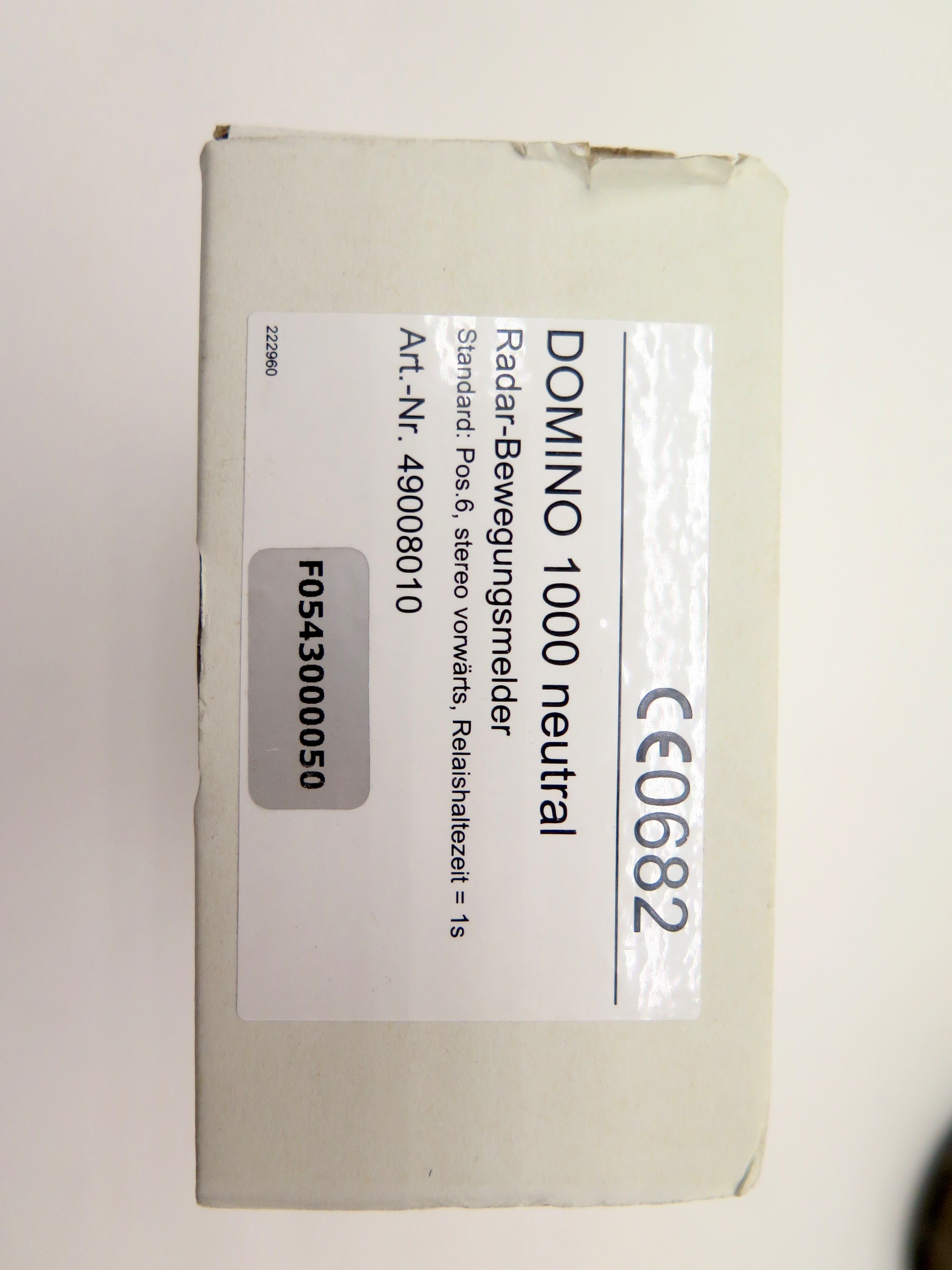 Domino 1000 Neutral / 49008010 Automatic Door Radar - Advance Operations