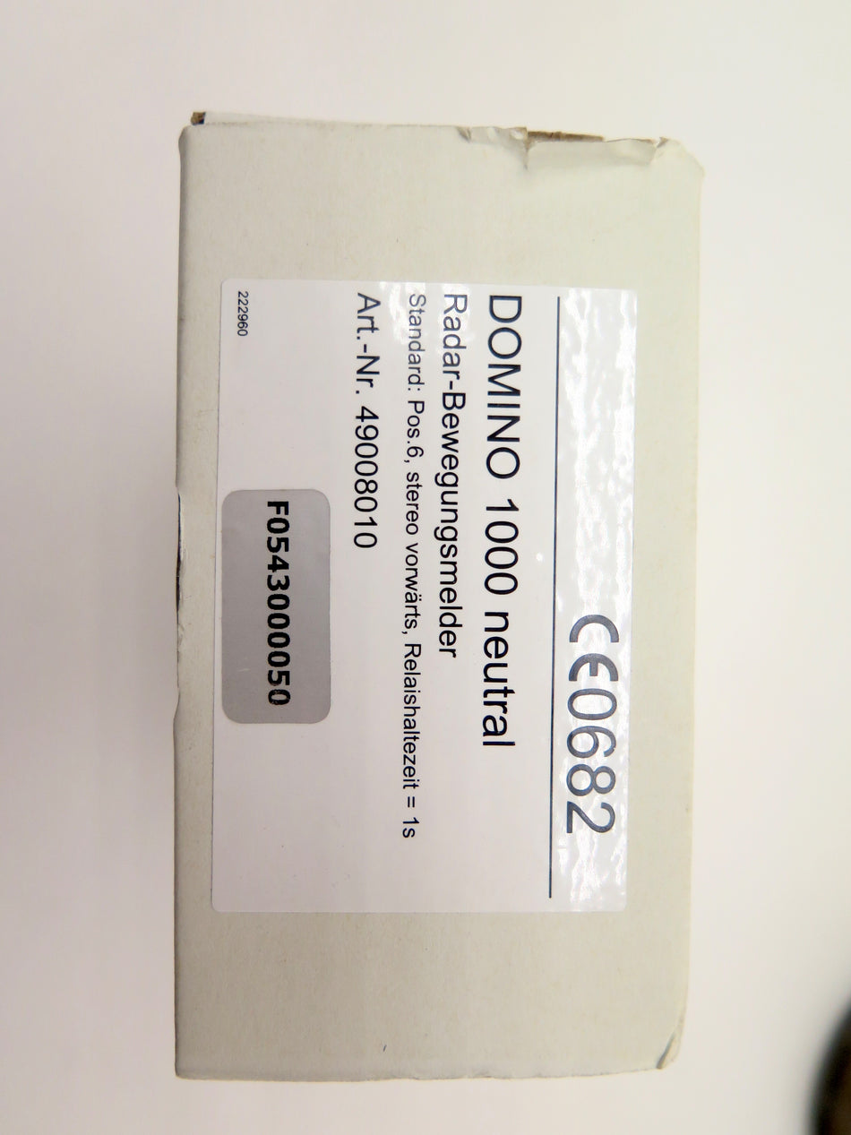 Domino 1000 Neutral / 49008010 Automatic Door Radar - Advance Operations