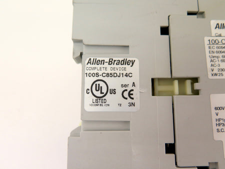 Allen-Bradley 100S-C85DJ14C Contactor Assy 100A 24Vdc Coil - Advance Operations