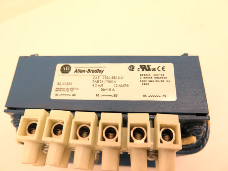 Allen-Bradley 1321-3R12-C Line Reactor 12A 3Phase 600Vac max - Advance Operations