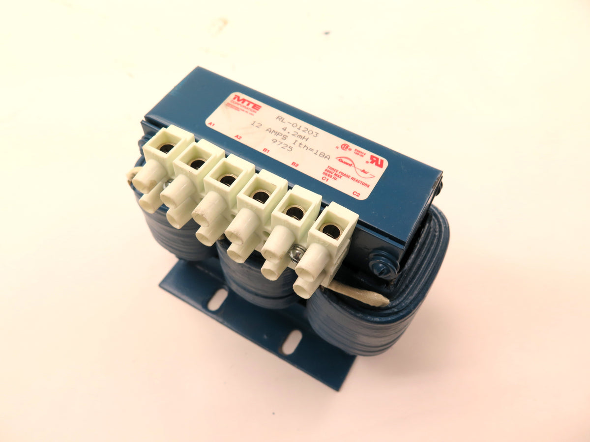 MTE RL-01203 Line Reactor 12A 600V max 3Ph - Advance Operations