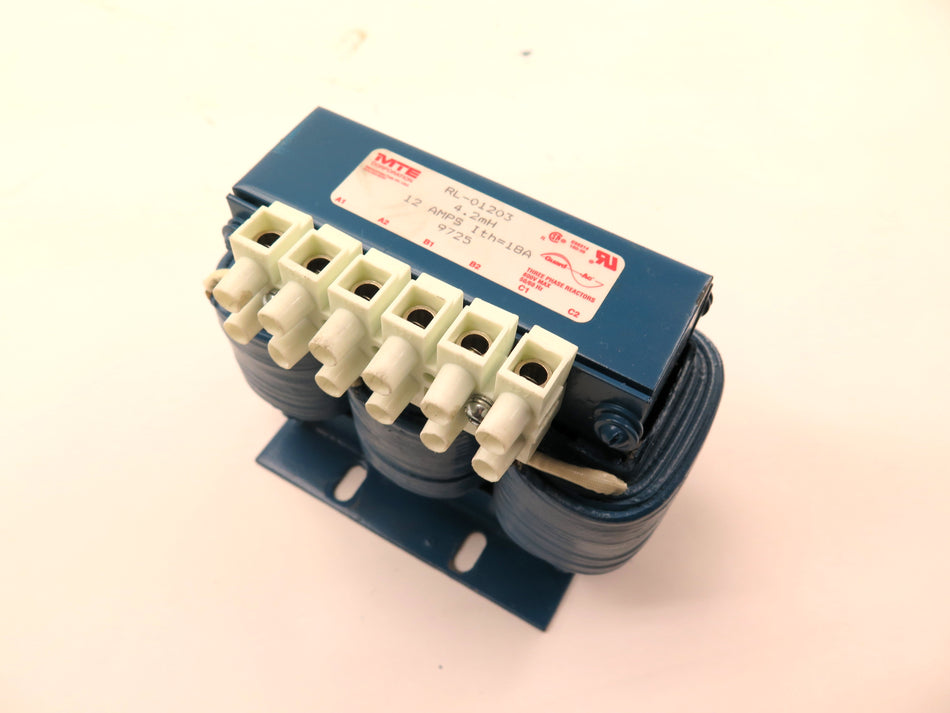 MTE RL-01203 Line Reactor 12A 600V max 3Ph - Advance Operations