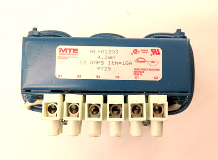 MTE RL-01203 Line Reactor 12A 600V max 3Ph - Advance Operations