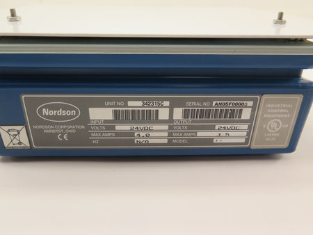 Nordson 342315C Eclipse Series Pattern Control System NO LOWER COVER - Advance Operations