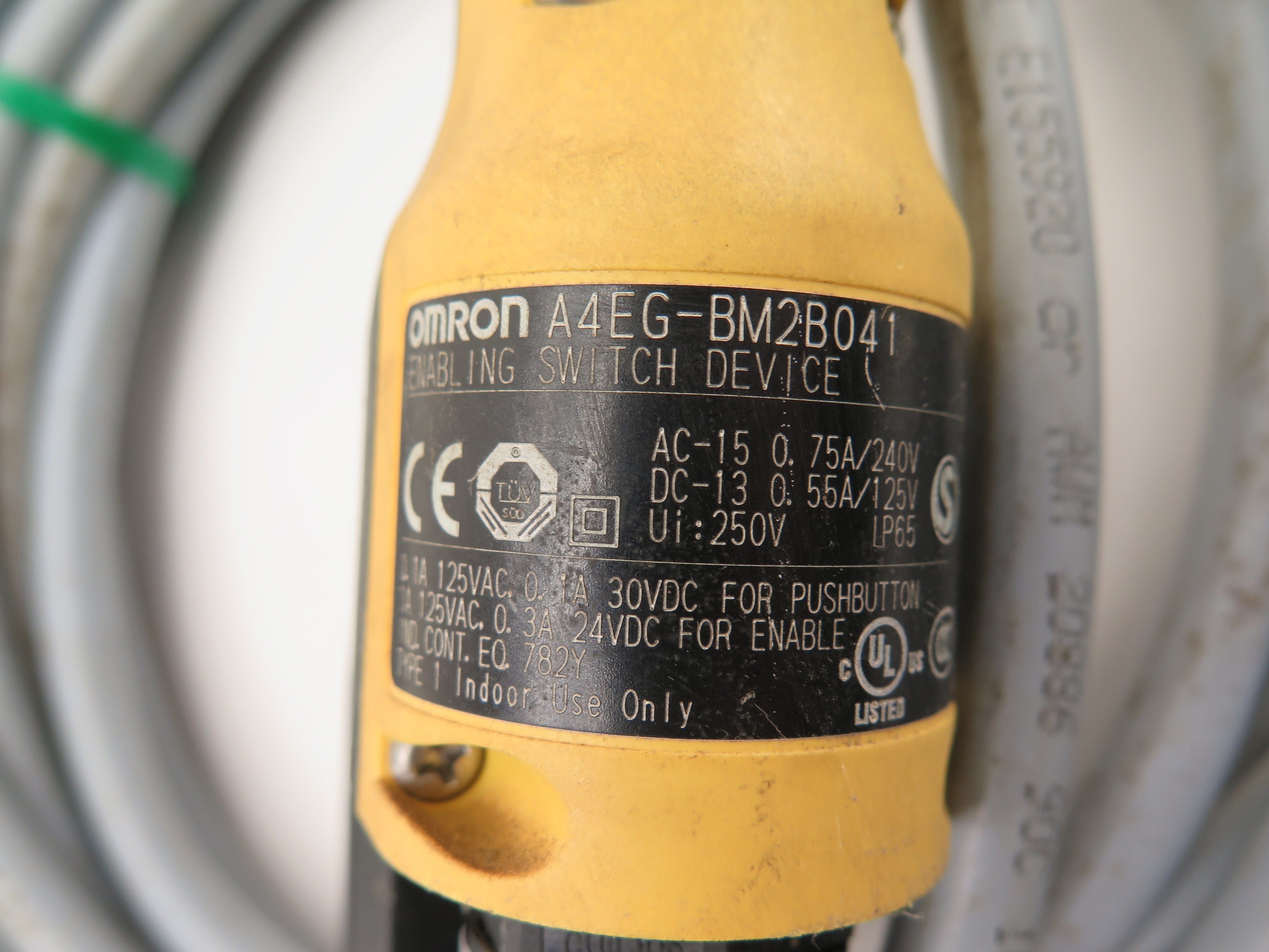 Omron A4EG-BM2B041 Enabling Switching Device Joystick & 20FT Cable - Advance Operations