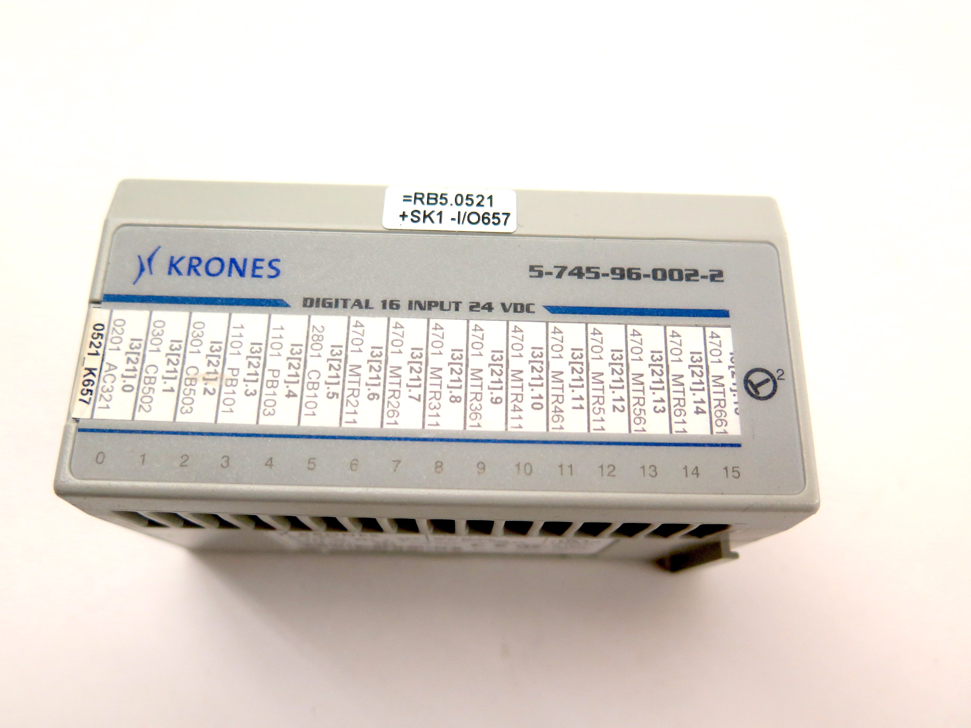 Krones 5-745-96-002-2 Flex I/O Input Module LOT OF 4 - Advance Operations