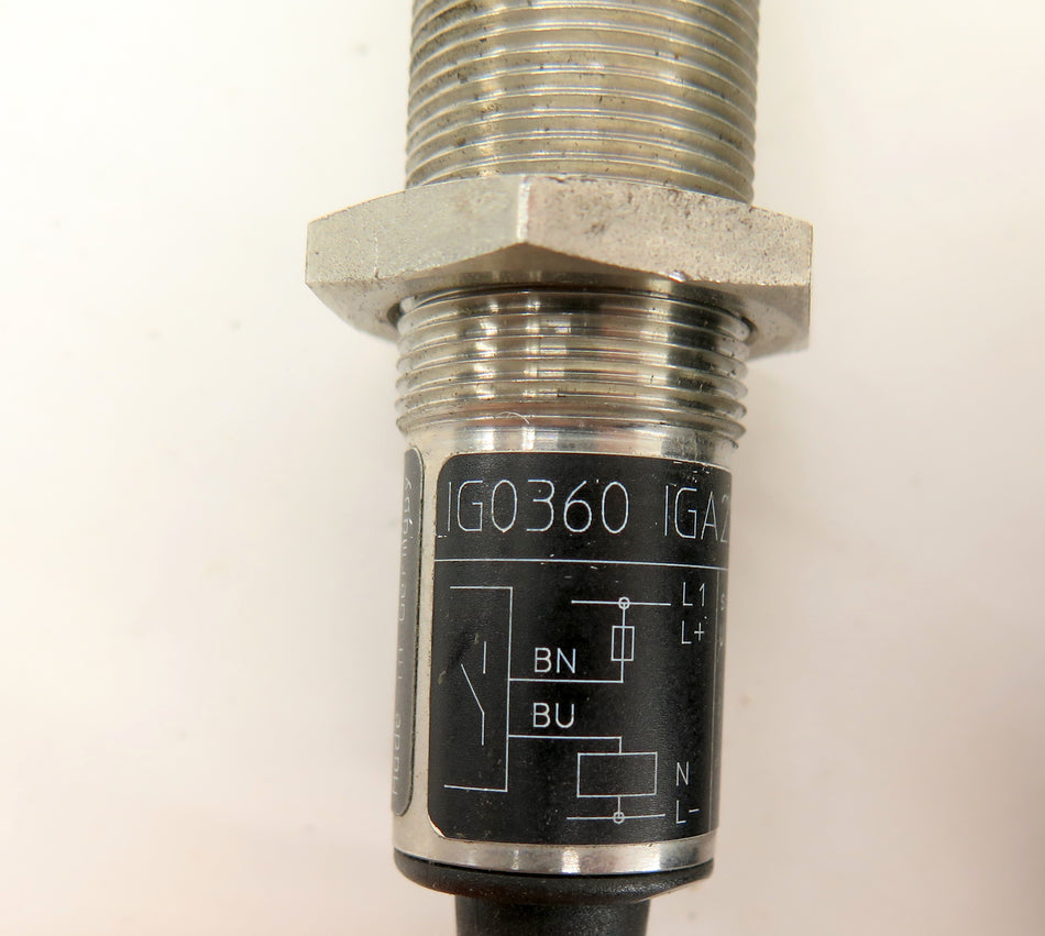 IFM Electronic IG0360 IGA2005-ABOA/V4A Inductive Proximity Sensor - Advance Operations