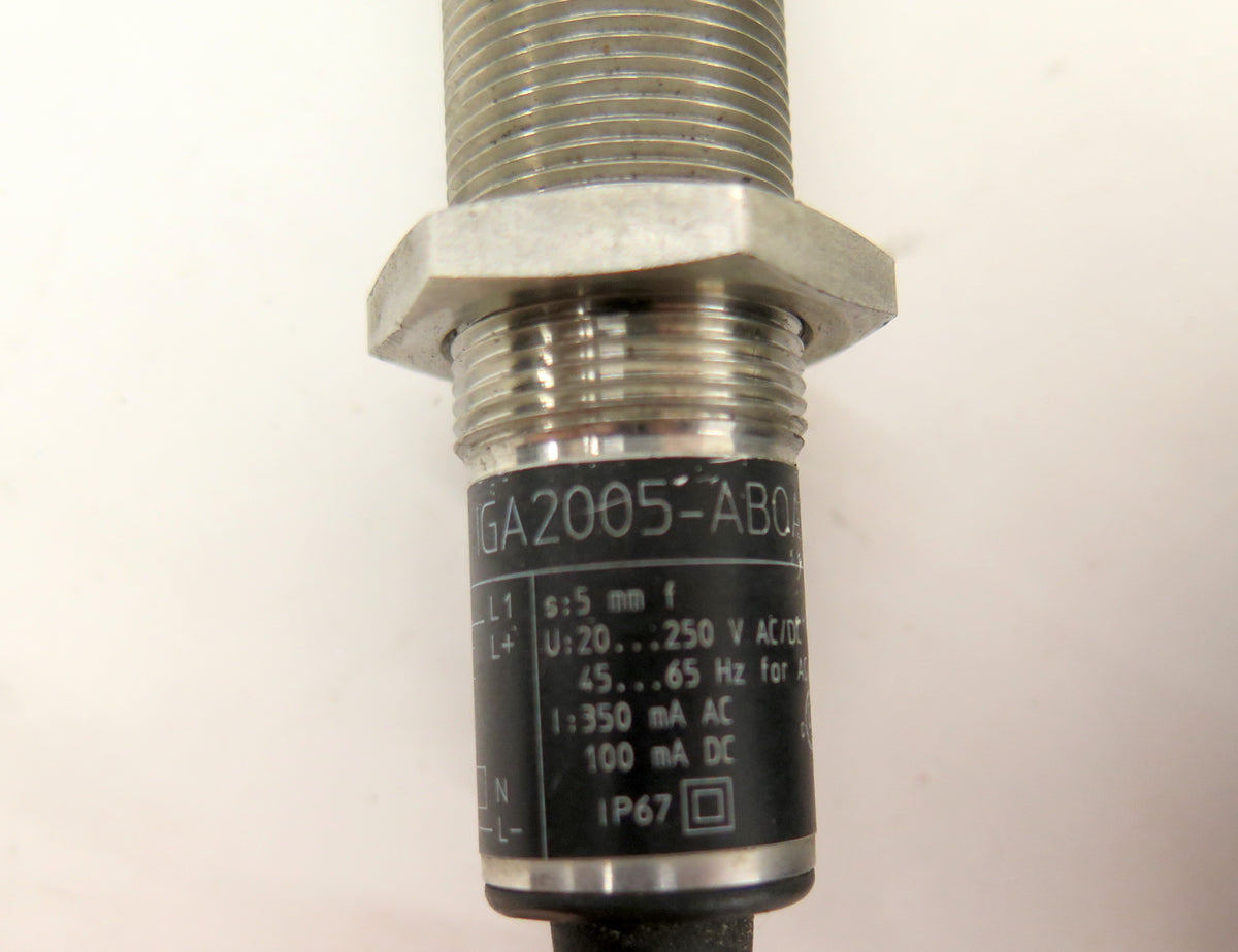 IFM Electronic IG0360 IGA2005-ABOA/V4A Inductive Proximity Sensor - Advance Operations