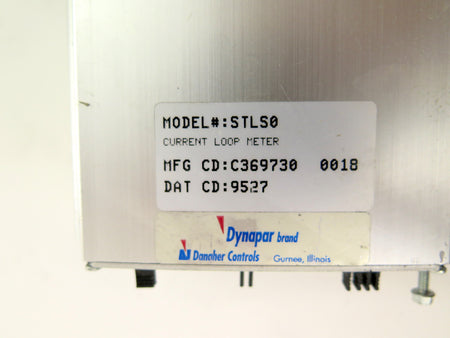 Dynapar STLS0 Current Loop Meter - Advance Operations