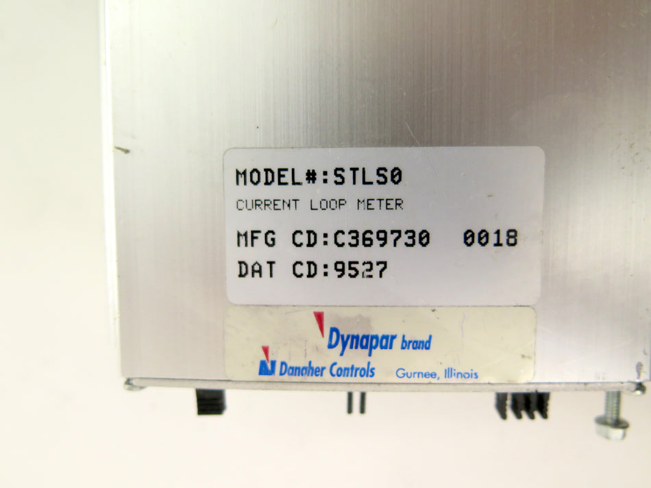 Dynapar STLS0 Current Loop Meter - Advance Operations