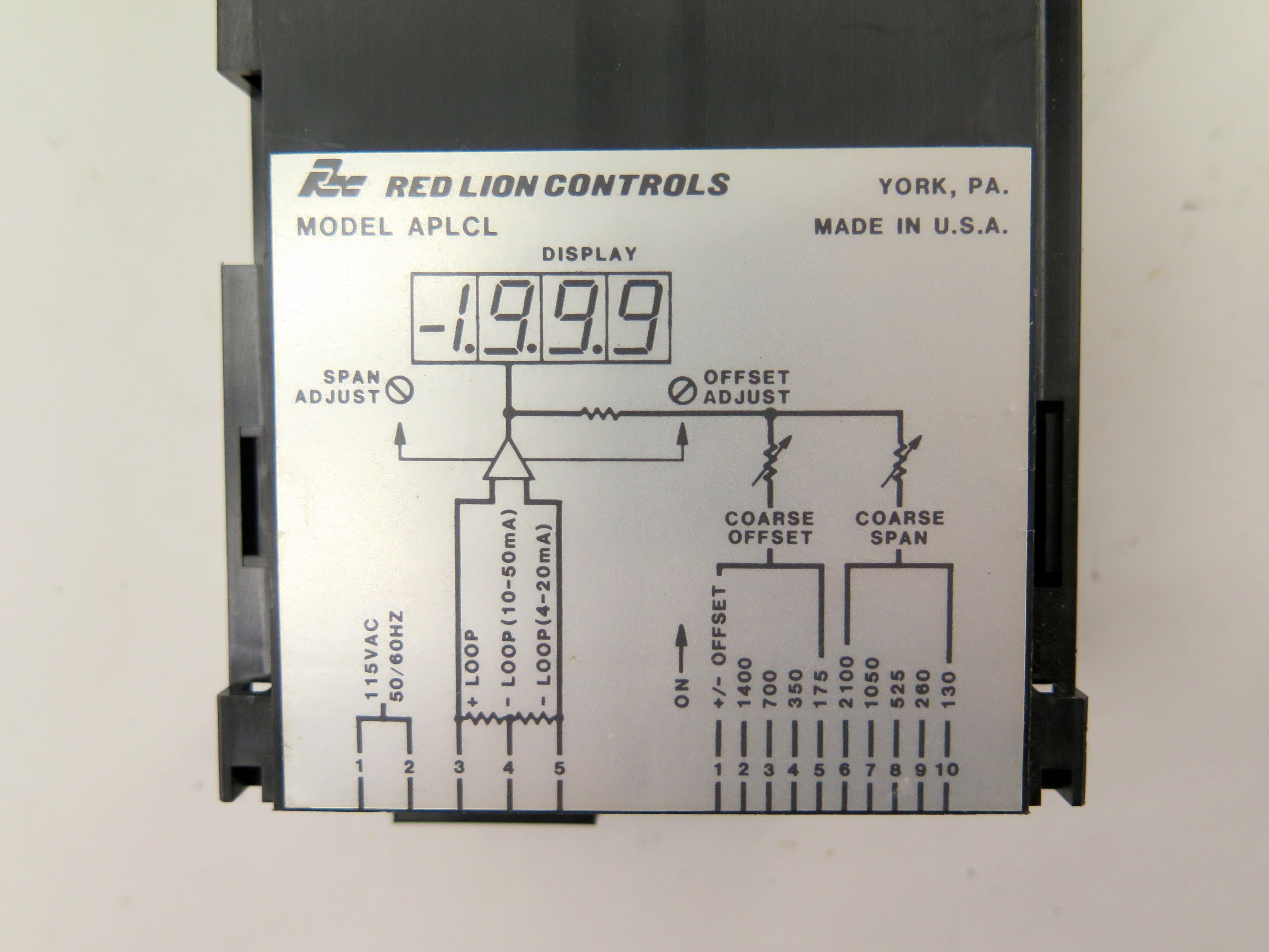 Red Lion APLCL Digital Panel Meter - Advance Operations