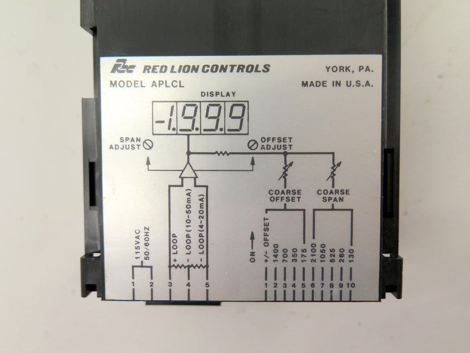 Red Lion APLCL Digital Panel Meter - Advance Operations