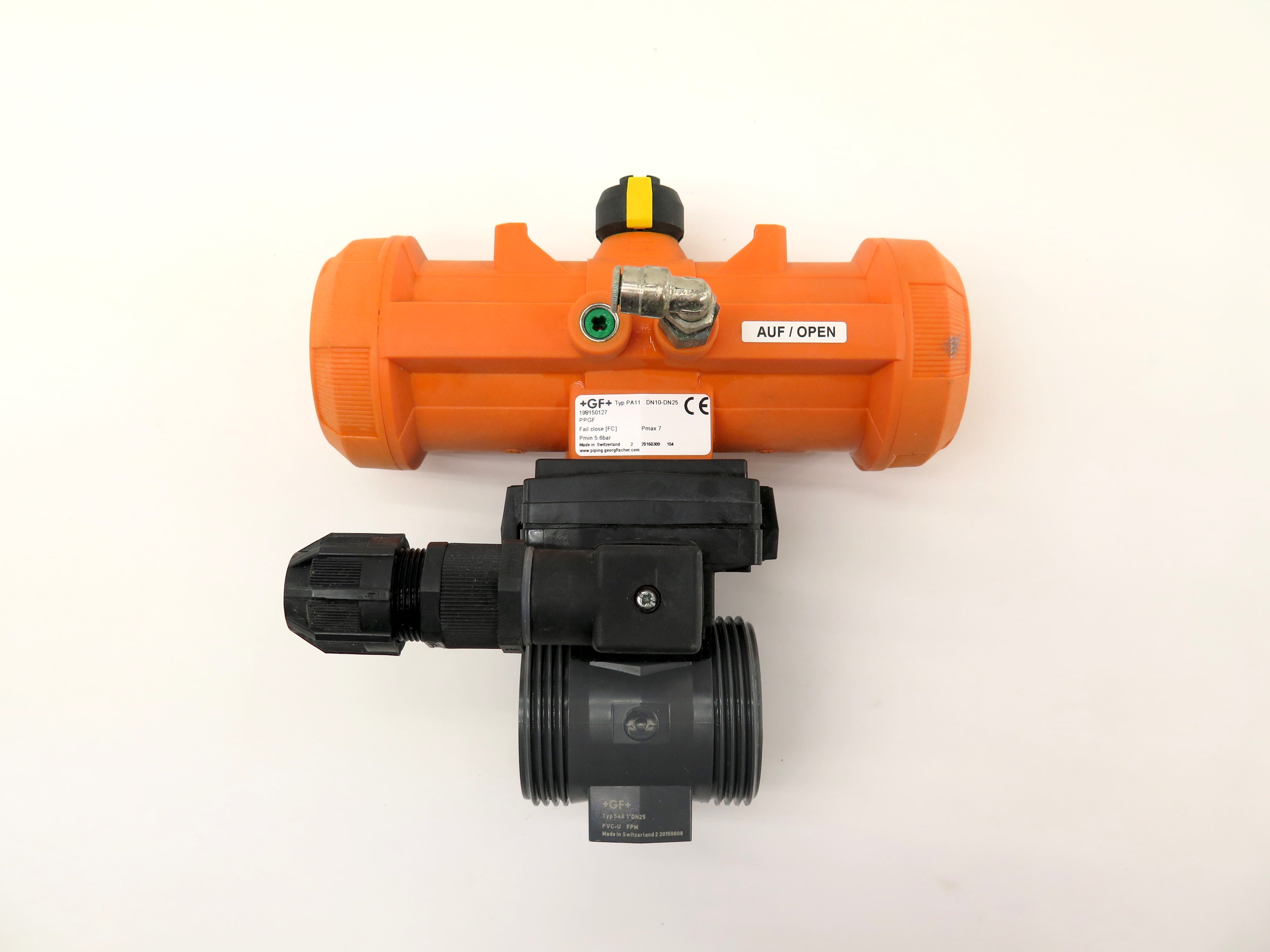 +GF+ George Fischer 198150127 Pneumatic Actuator & Typ 546 1"DN25 PVC-U Valve - Advance Operations