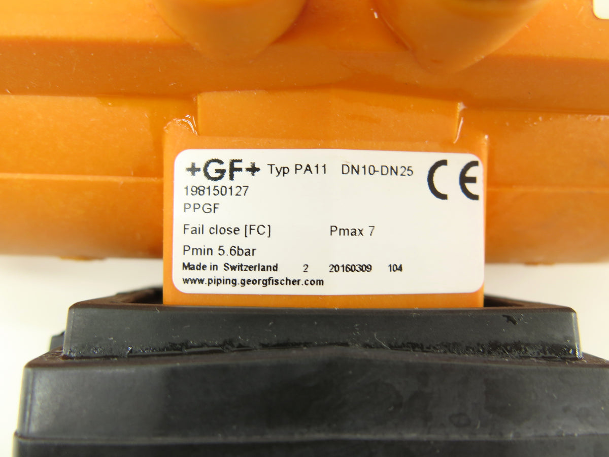+GF+ George Fischer 198150127 Pneumatic Actuator & Typ 546 1"DN25 PVC-U Valve - Advance Operations