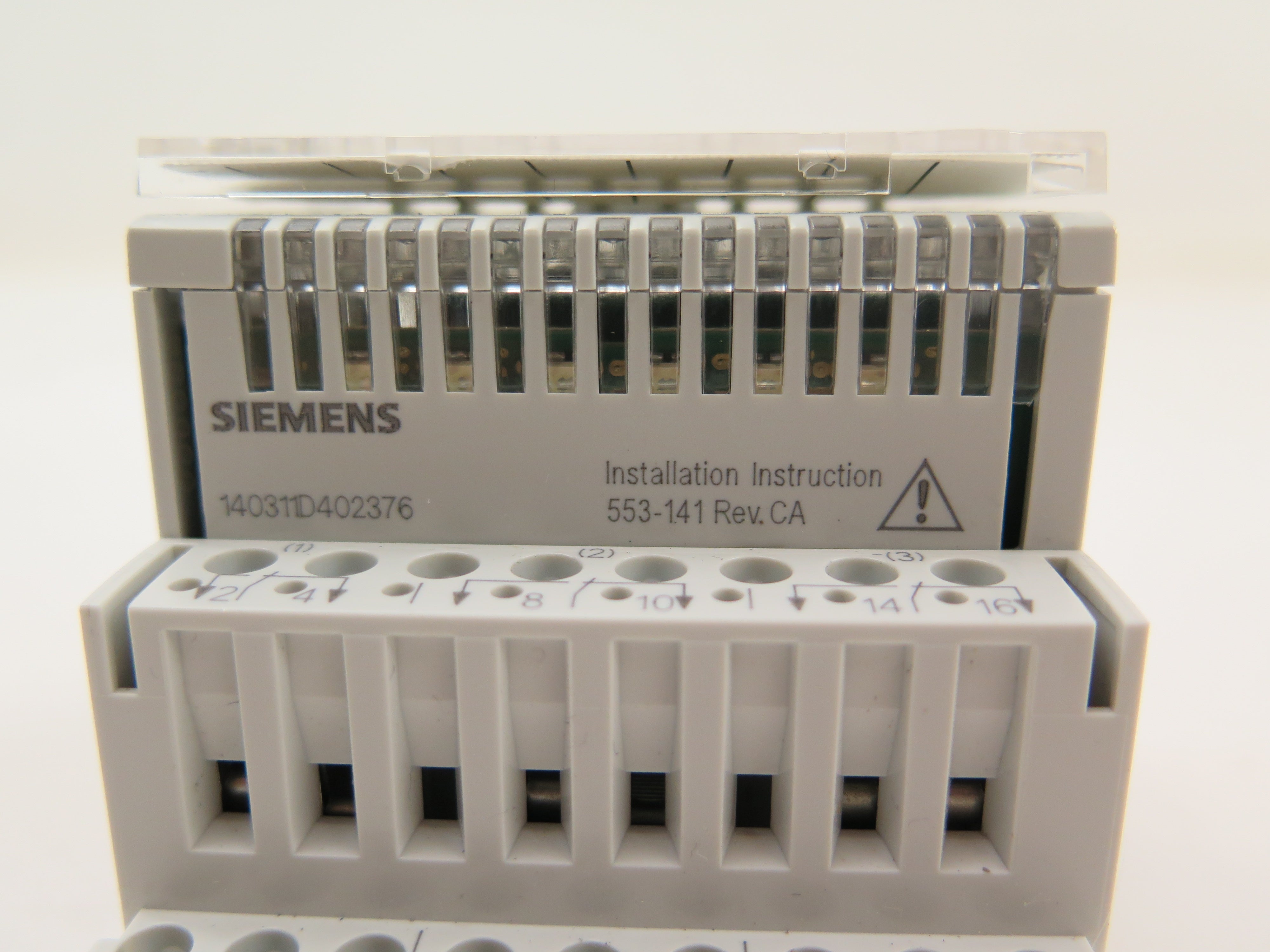 Siemens 553-141 Rev.CA Digital Input Module - Advance Operations