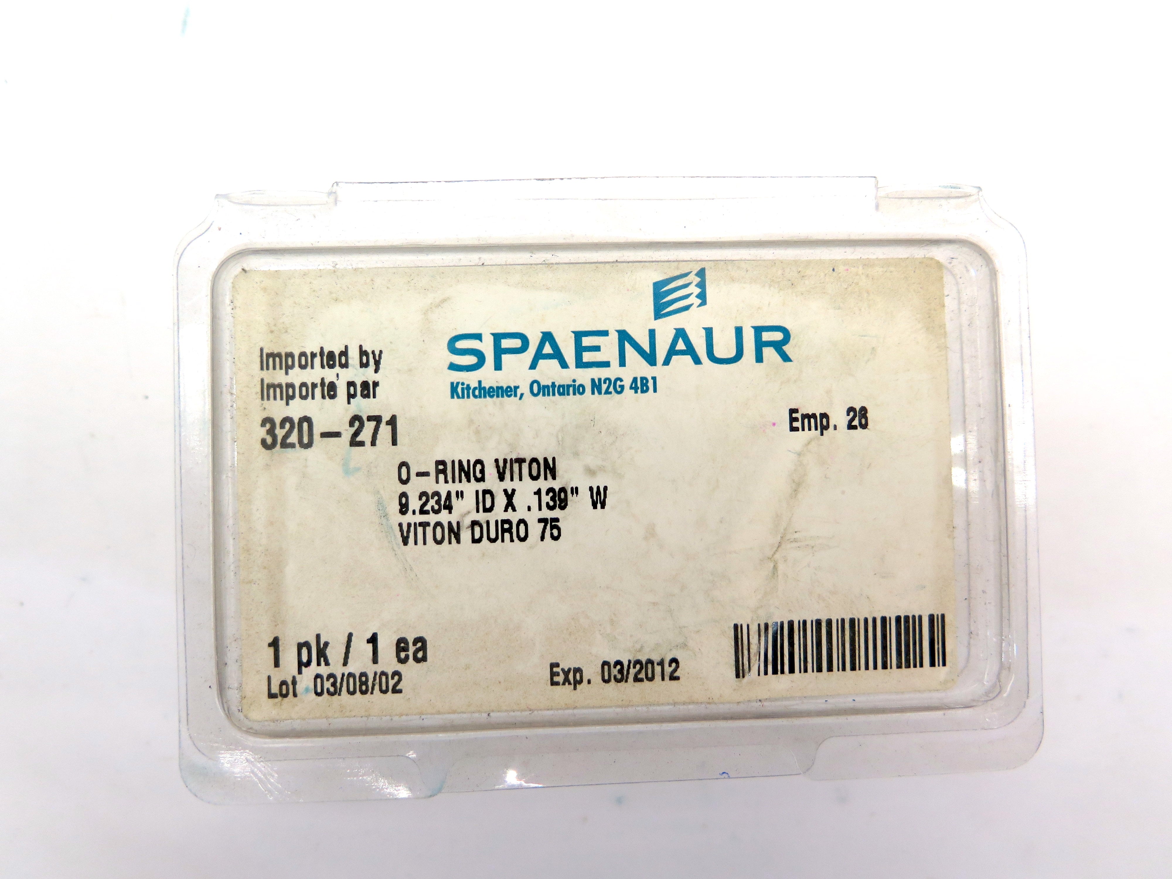 SPAENAUR 320-271 O-RING VITON DURO 75 9.234" ID X .139" W - Advance Operations