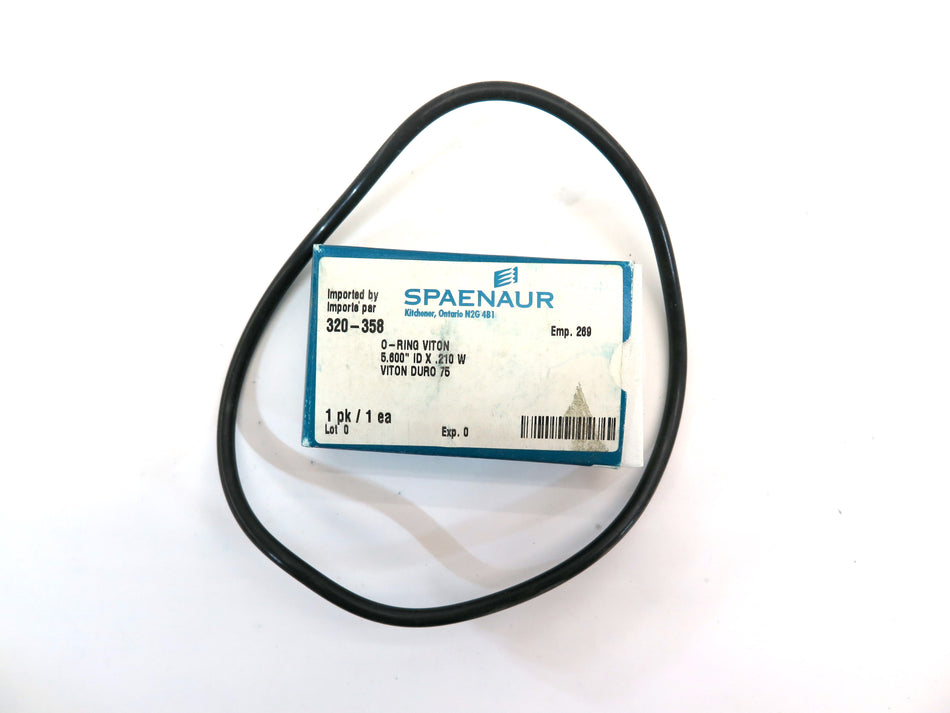 Spaenaur 320-358 O-Ring Viton Duro 75 5.600" X .210 W - Advance Operations