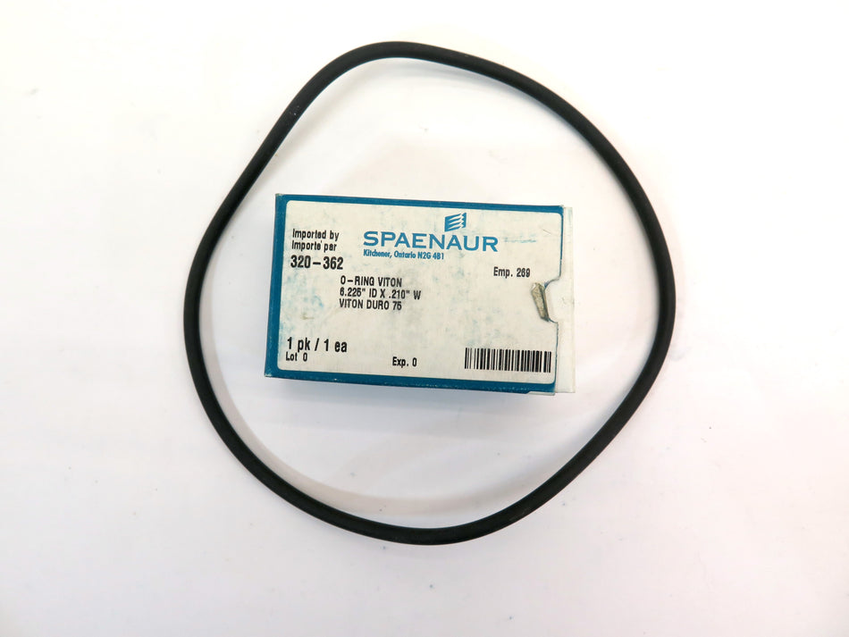 Spaenaur 320-362 O-Ring Viton Duro 75. 6.225" ID X .210" - Advance Operations