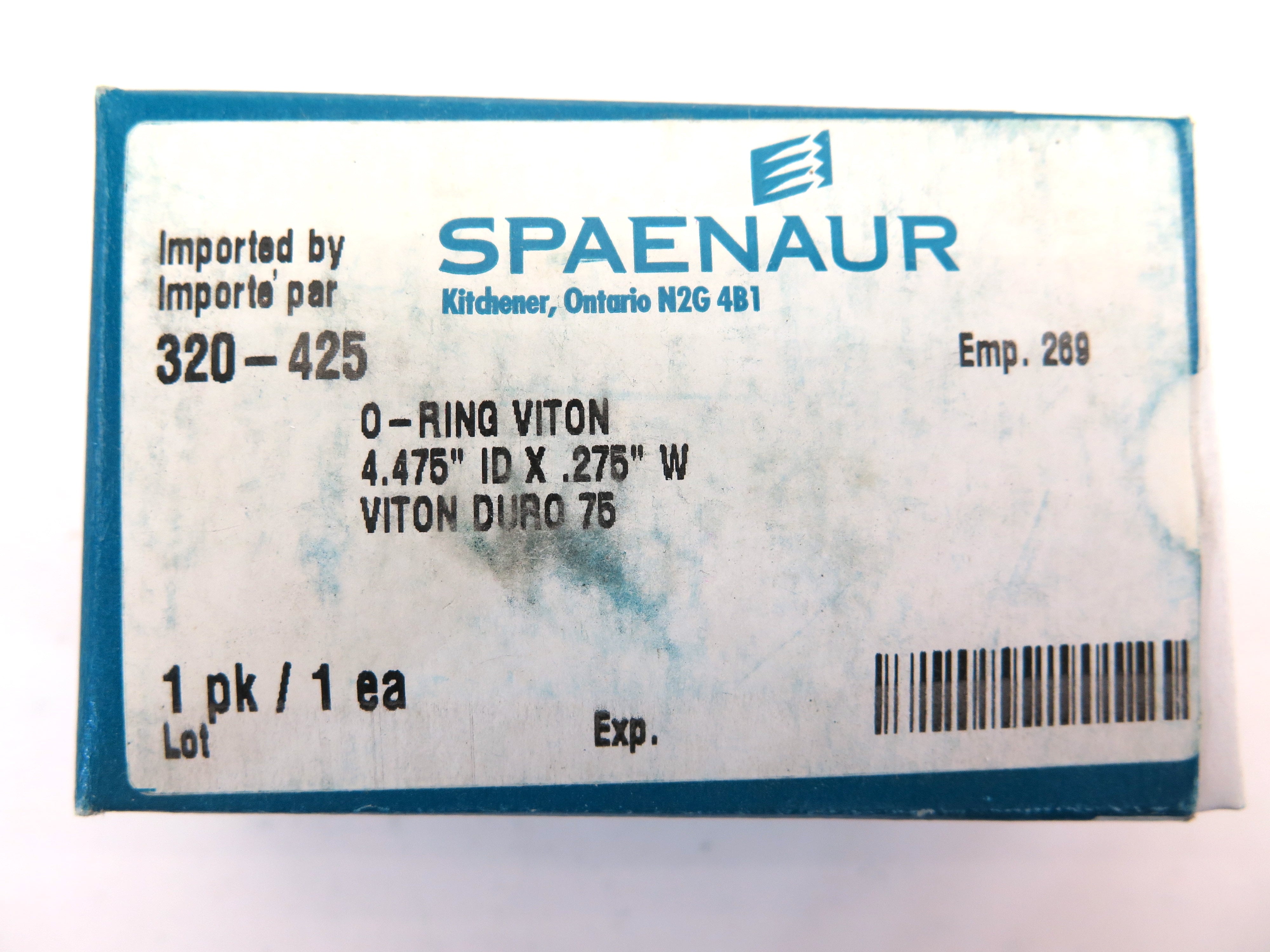 Spaenaur 320-425 O-Ring Viton Duro 75 - Advance Operations