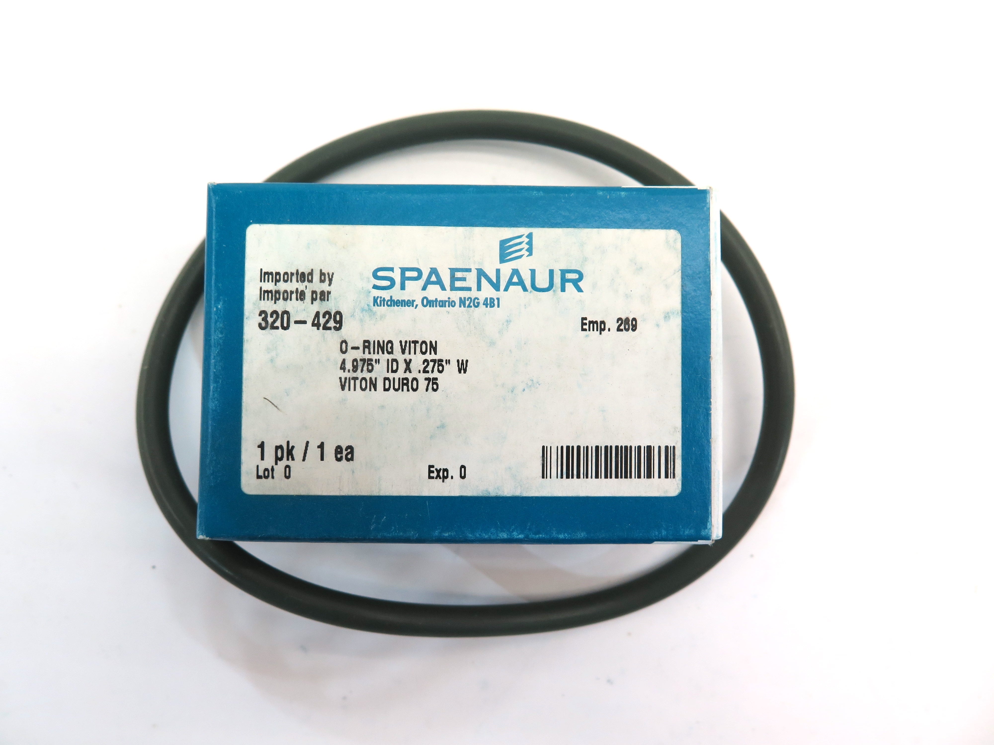 Spaenaur 320-429 O-Ring Viton Duro 75 4.975 ID X .275 W - Advance Operations