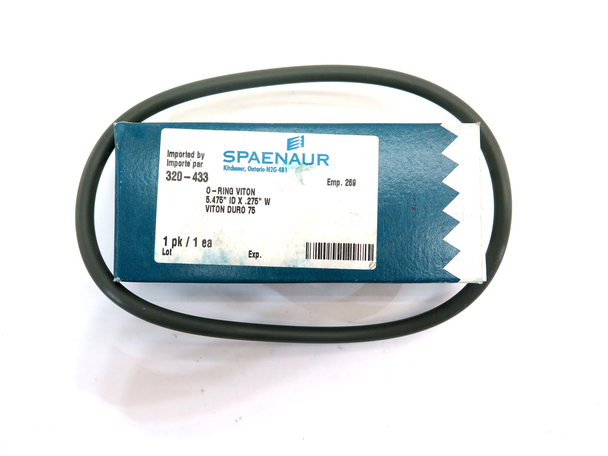 Spaenaur 320-433  O-Ring Viton Duro 75. 5.475 ID X .275" W - Advance Operations
