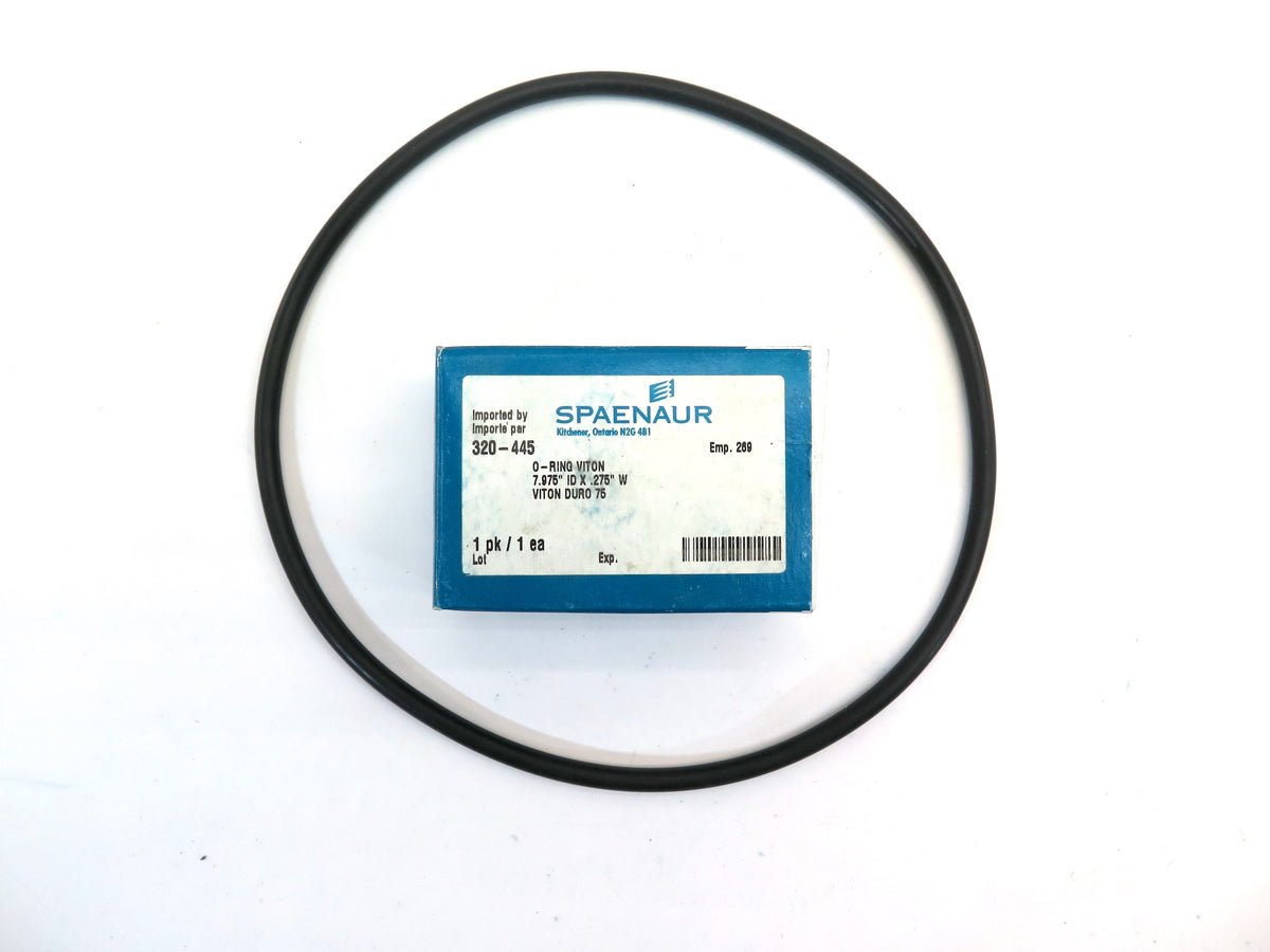 Spaenaur 320-445 O-Ring Viton Duro 75. 7.975" ID x .275" W - Advance Operations
