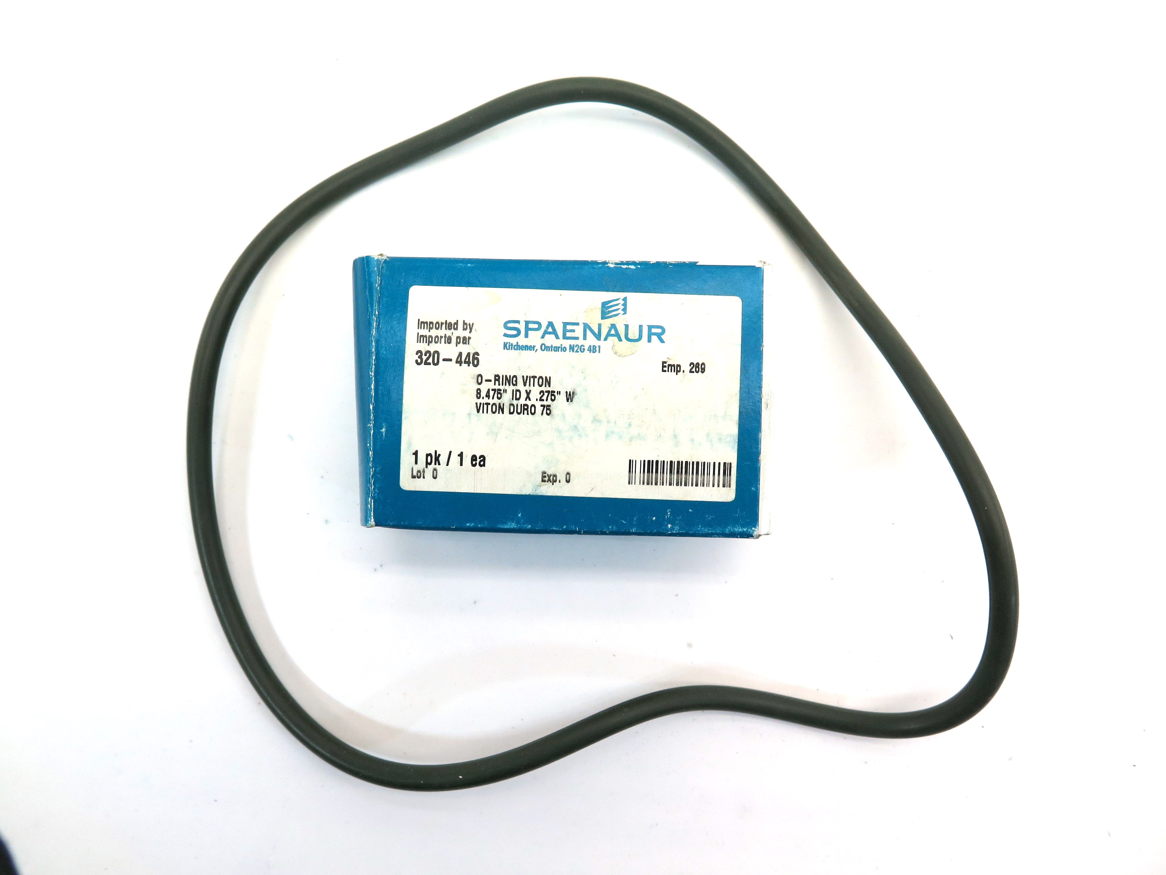Spaenaur 320-446 O-Ring Viton Duro 75  8.475" ID X .275 W - Advance Operations