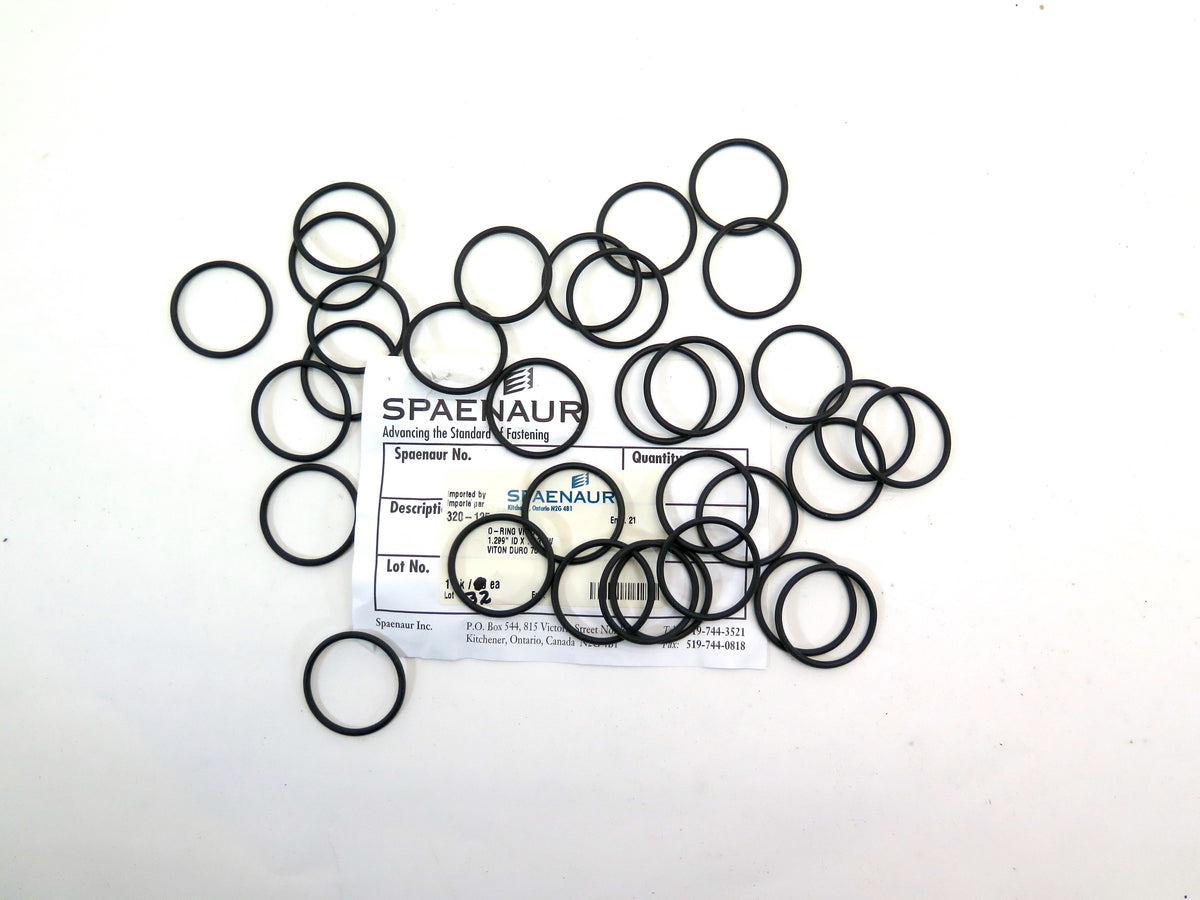 Spaenaur 320-125 O-Ring Viton Duro 75  1.299" ID X .103W  Lot of 32 - Advance Operations