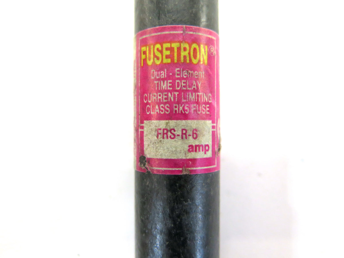 Fusetron FRS-R-20 & FRS-R6  2 of each model  Time Delay Fuse Lot of 4 - Advance Operations
