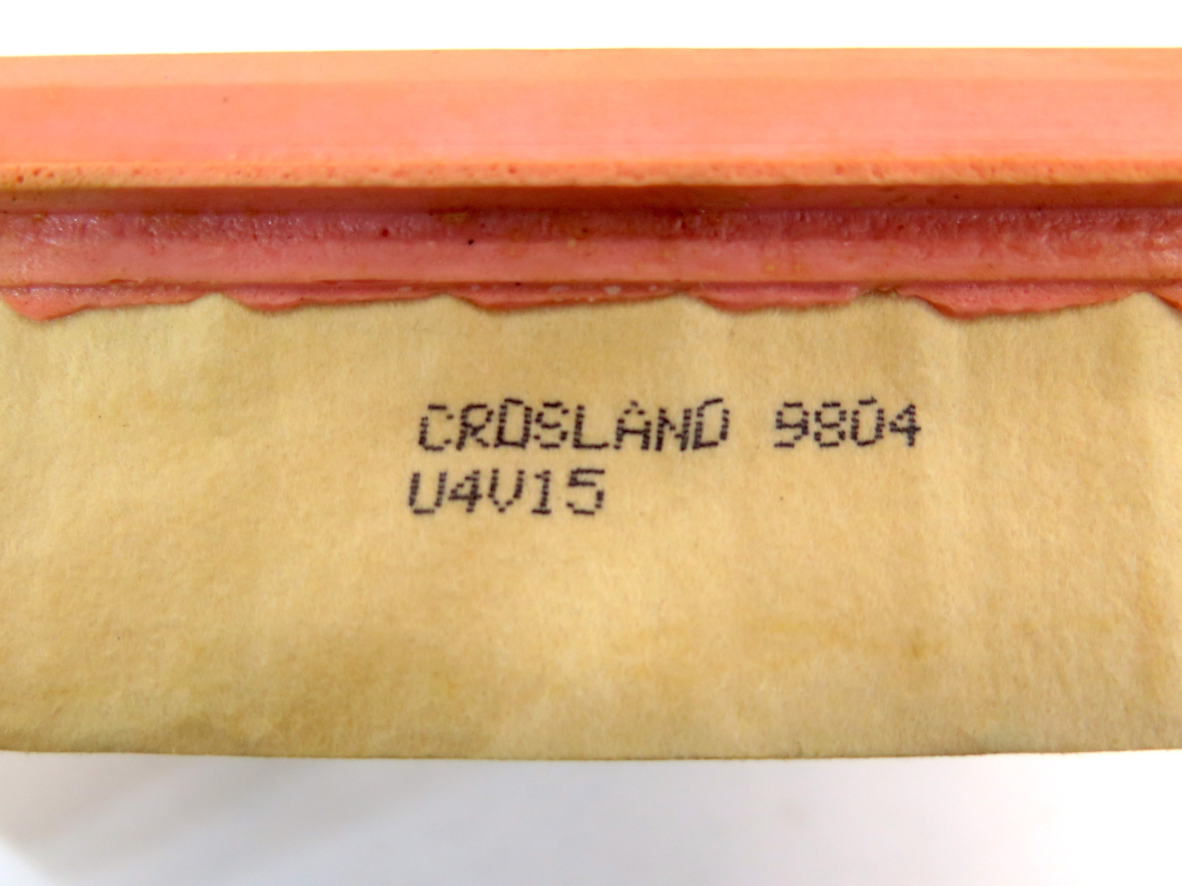 Crosland 9804 U4V15 Filter - Advance Operations