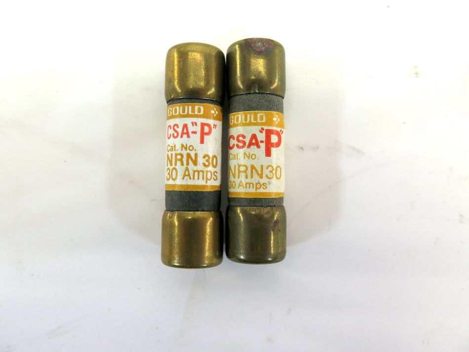Gould NRN30 CSA-P Fuse 30A 250V NEW Lot of 2 - Advance Operations