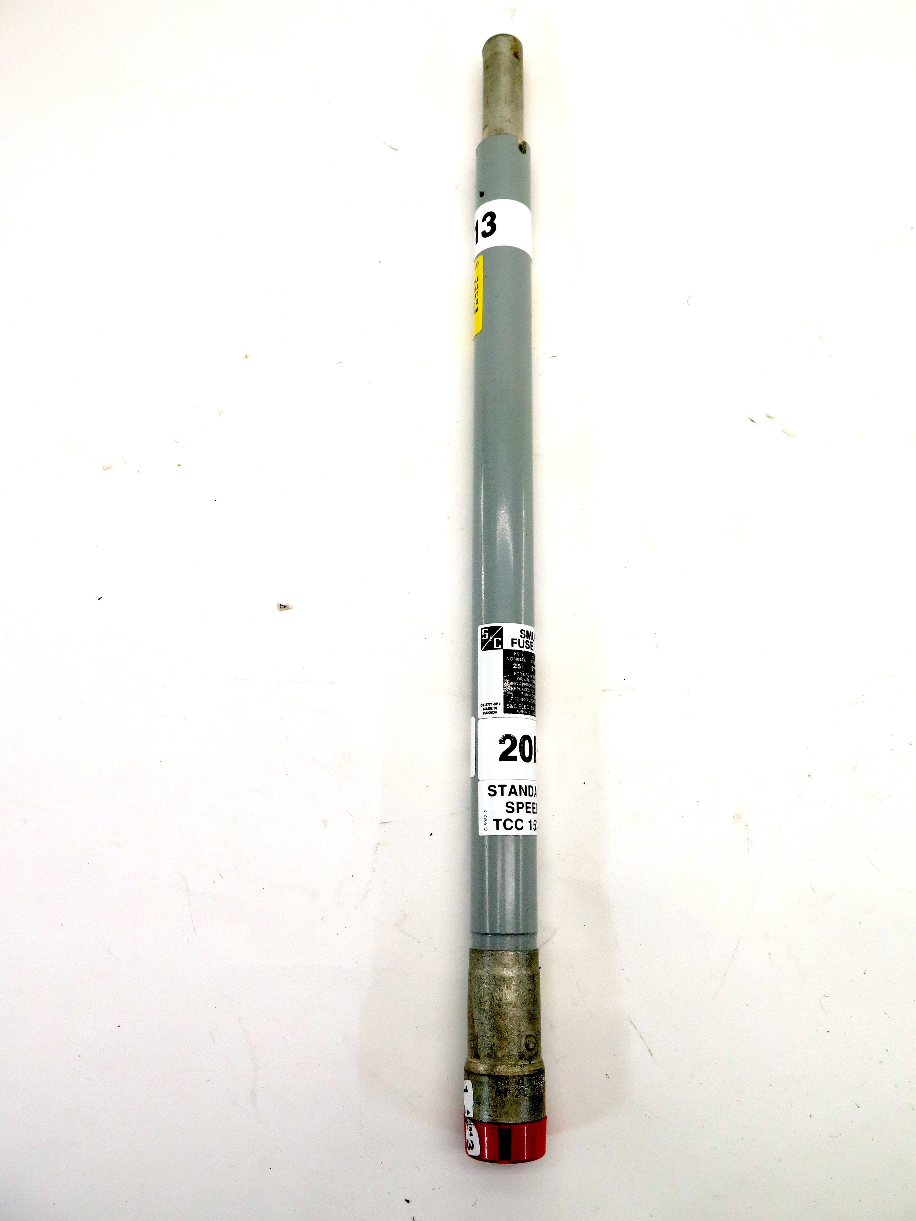 S&C 613020 SMU-2use Unit 20E 20A 25 KV Nominal 27KV Max 12500 Amps. Int. - Advance Operations