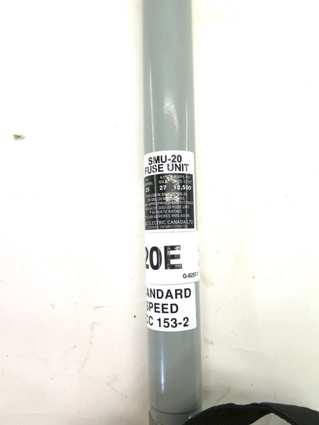 S&C 613020 SMU-2use Unit 20E 20A 25 KV Nominal 27KV Max 12500 Amps. Int. - Advance Operations