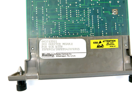 Bailey 6637830G1 Infi 90 Bus Monitor - Advance Operations