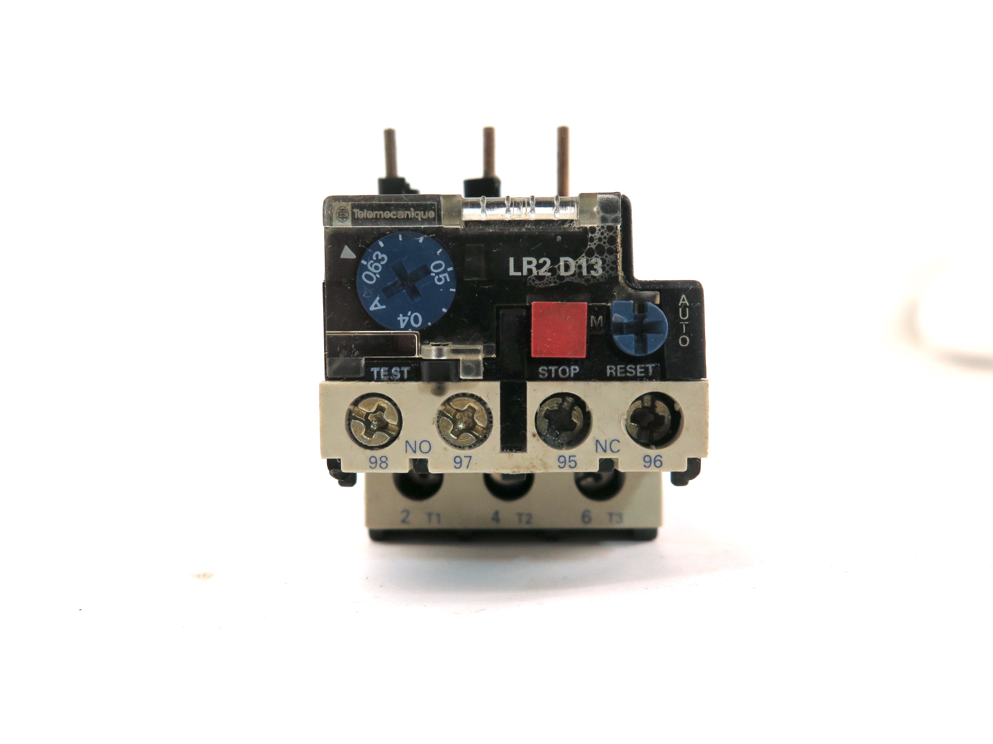 Telemecanique LR2 D1304 Thermal Overload Relay 0.4-0.63A - Advance Operations