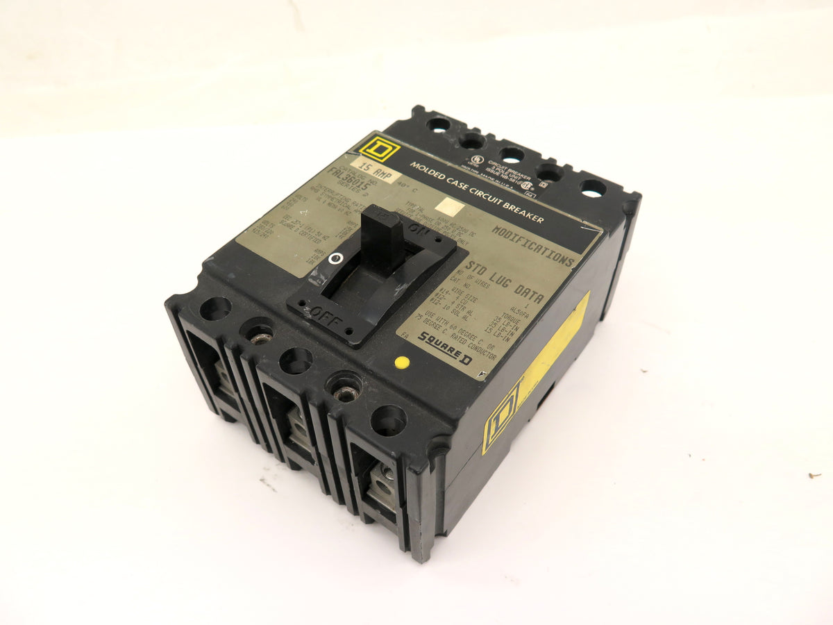 Square D FAL36015 Molded Case Circuit Breaker - Advance Operations