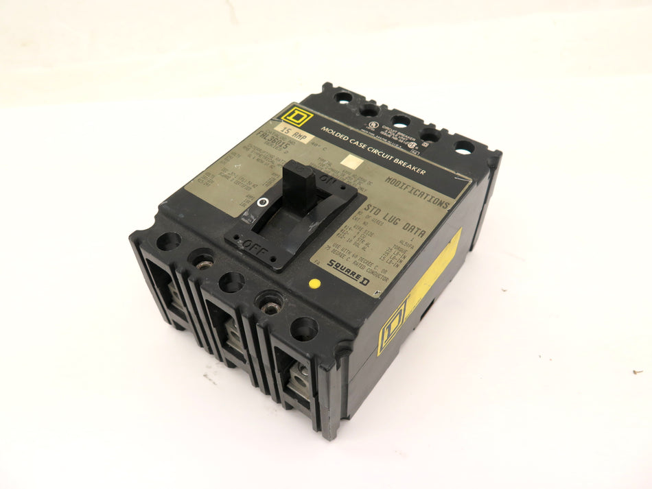 Square D FAL36015 Molded Case Circuit Breaker - Advance Operations