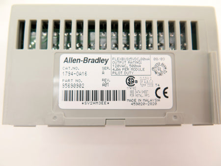 Allen-Bradley 1794-0A16 120Vac Output Module Flex I/O 16 Point - Advance Operations