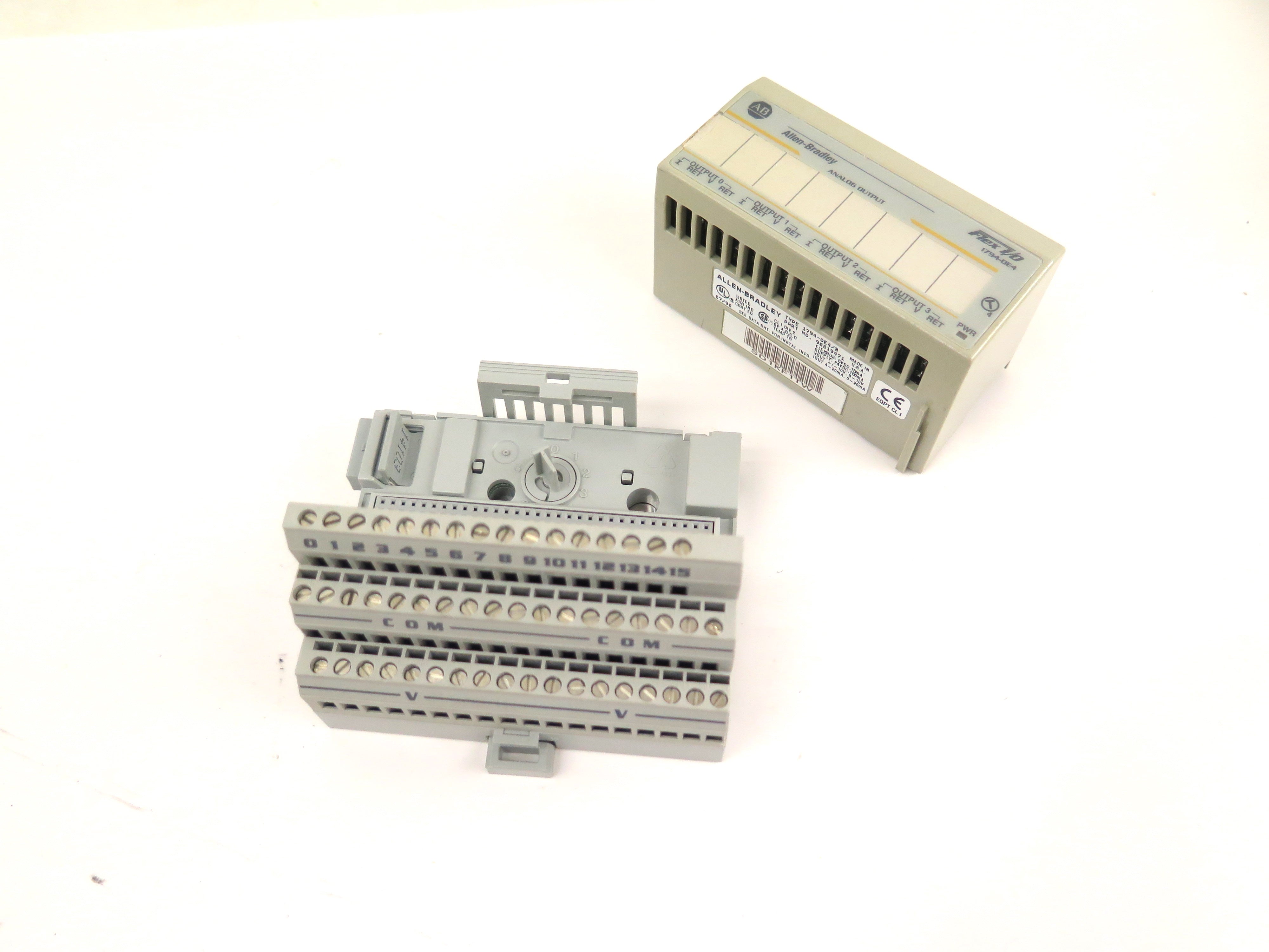 Allen-Brardley 1794-OE4/B Analog Output Module Flex I/O - Advance Operations