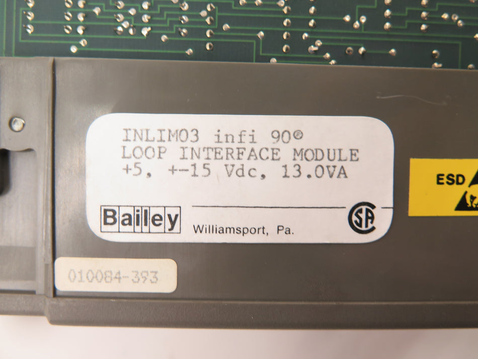 ABB / Bailey INLIM03 Loop Interface Module - Advance Operations
