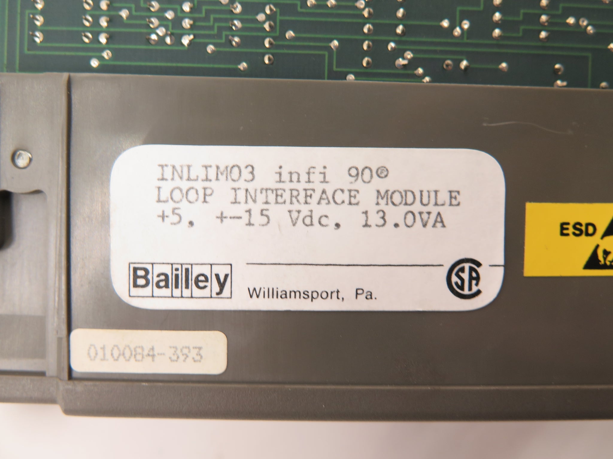 ABB / Bailey INLIM03 Loop Interface Module – Advance Operations