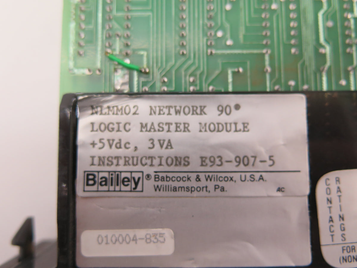 ABB / Bailey NLMM02 Network 90 Logic Master Module - Advance Operations