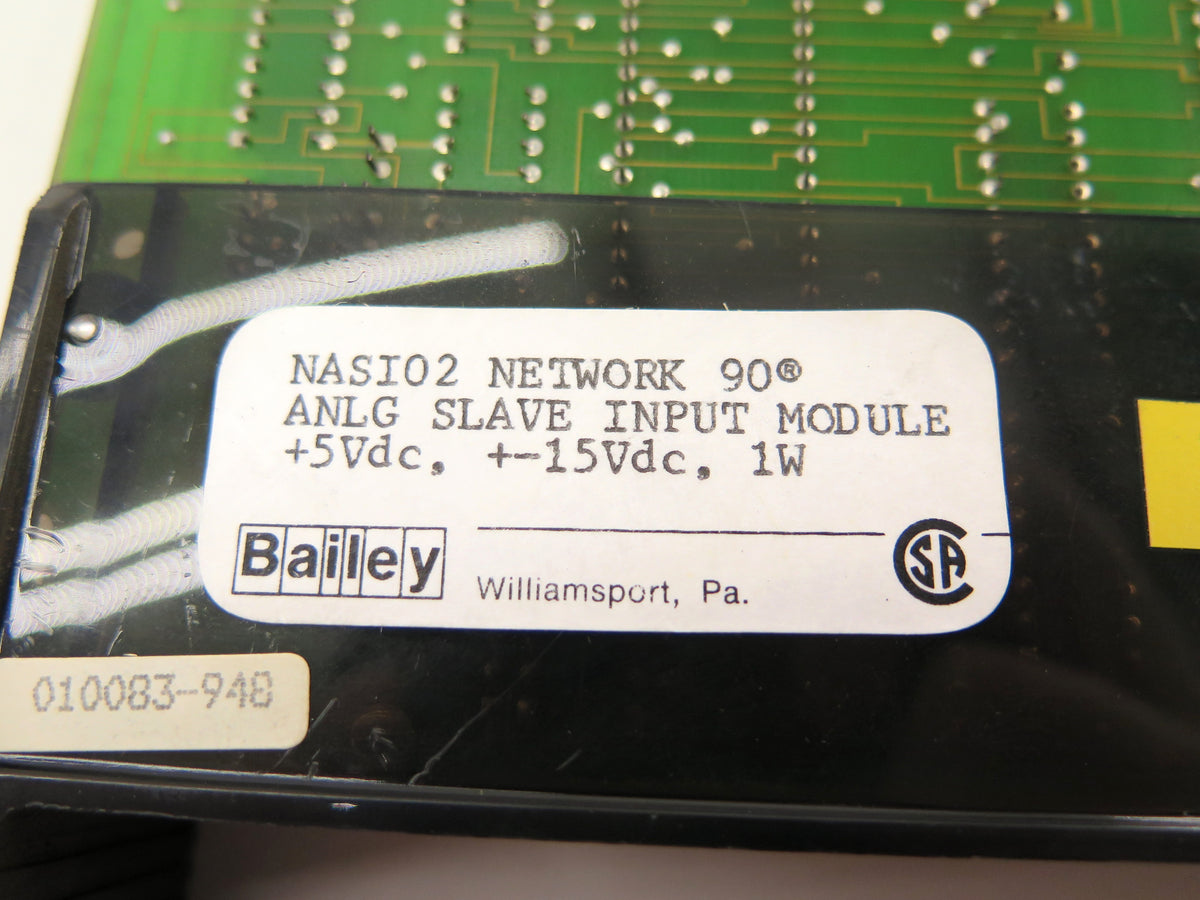 ABB / Bailey NAS102 Network 90 Analog Input Moudule - Advance Operations