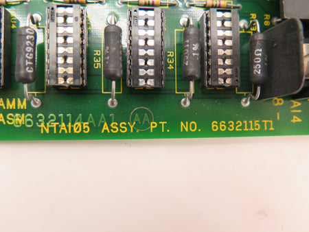 ABB / Bailey NTAI05 Analog Input Termination Unit Plc Module - Advance Operations