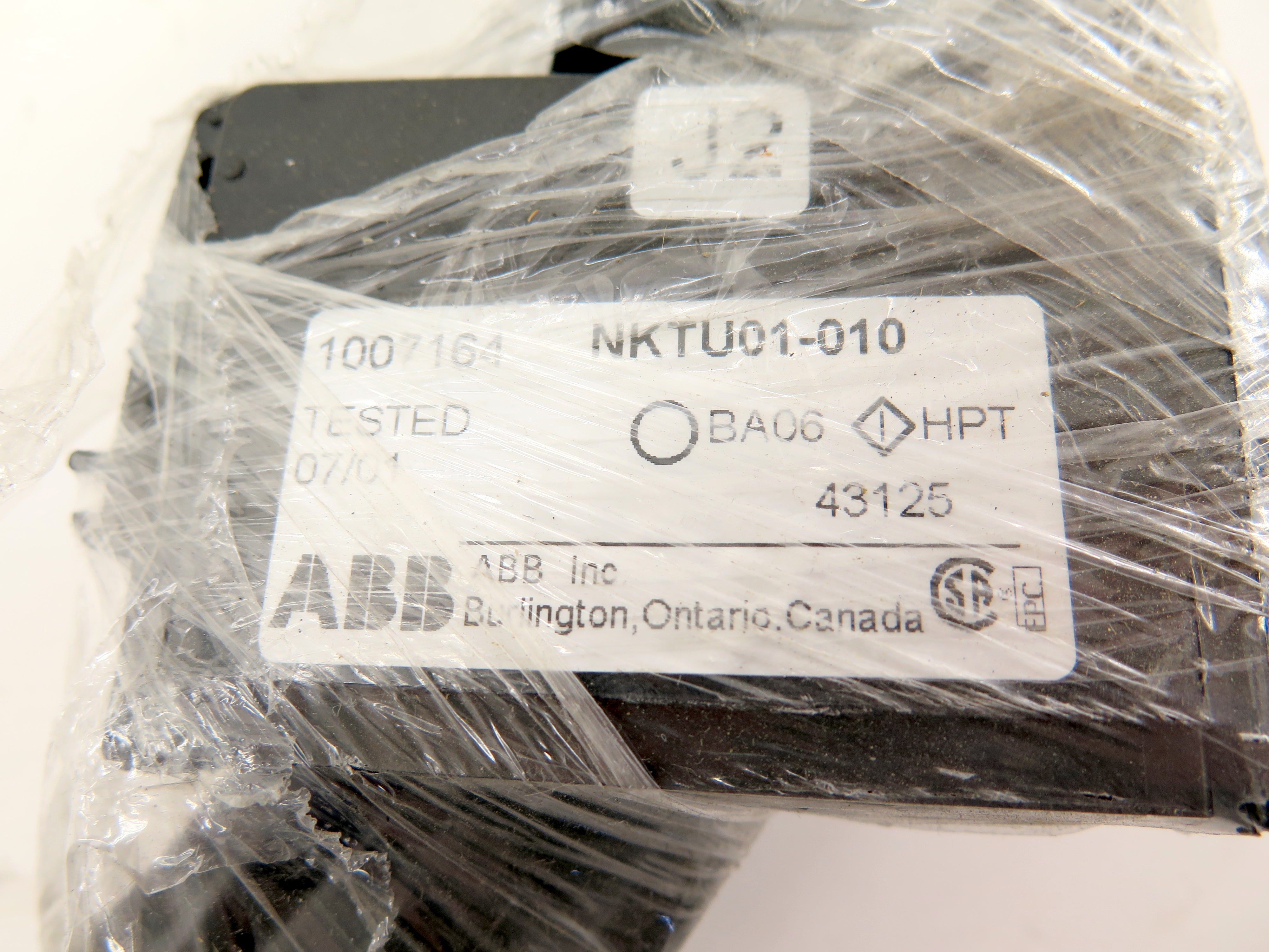 ABB NKTU01-010 Infi 90 Termination Loop Cable - Advance Operations