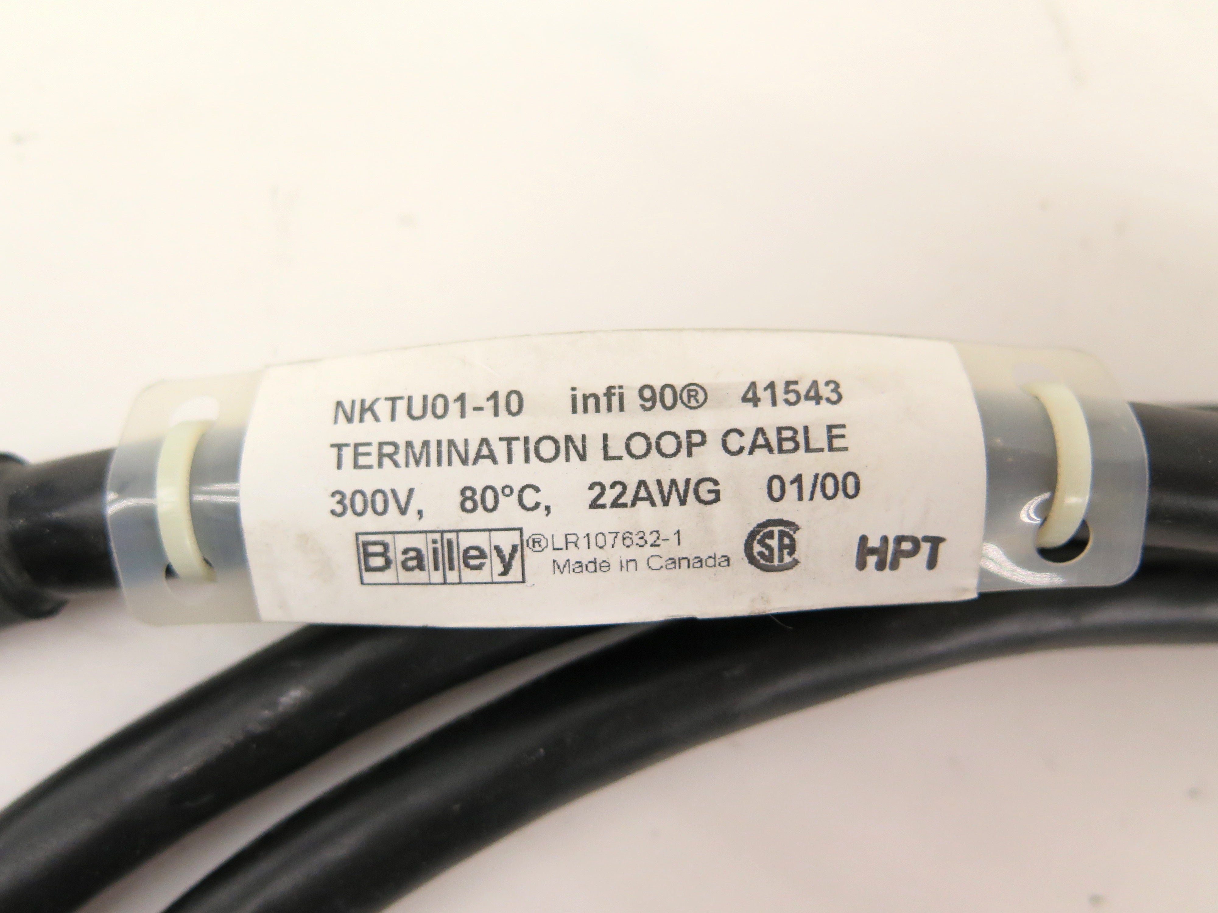 ABB NKTU01-10 Infi 90 Termination Loop Cable used - Advance Operations