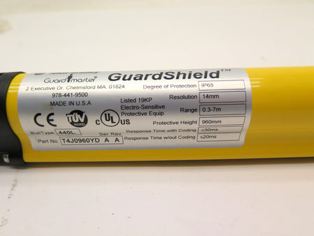 Allen-Bradley T4J0960YD GuardShield Light Curtain Ser. A - Advance Operations