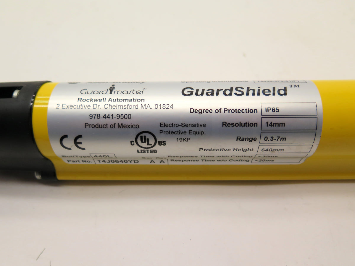 Allen-Bradley T4J0640YD / 4K0AO5MZ GuardShield Light Curtain Series A - Advance Operations